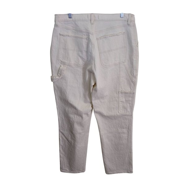 Abercrombie & Fitch 90's Straight Ultra High Rise Curve Love Carpenter Size 33 - Picture 2 of 6